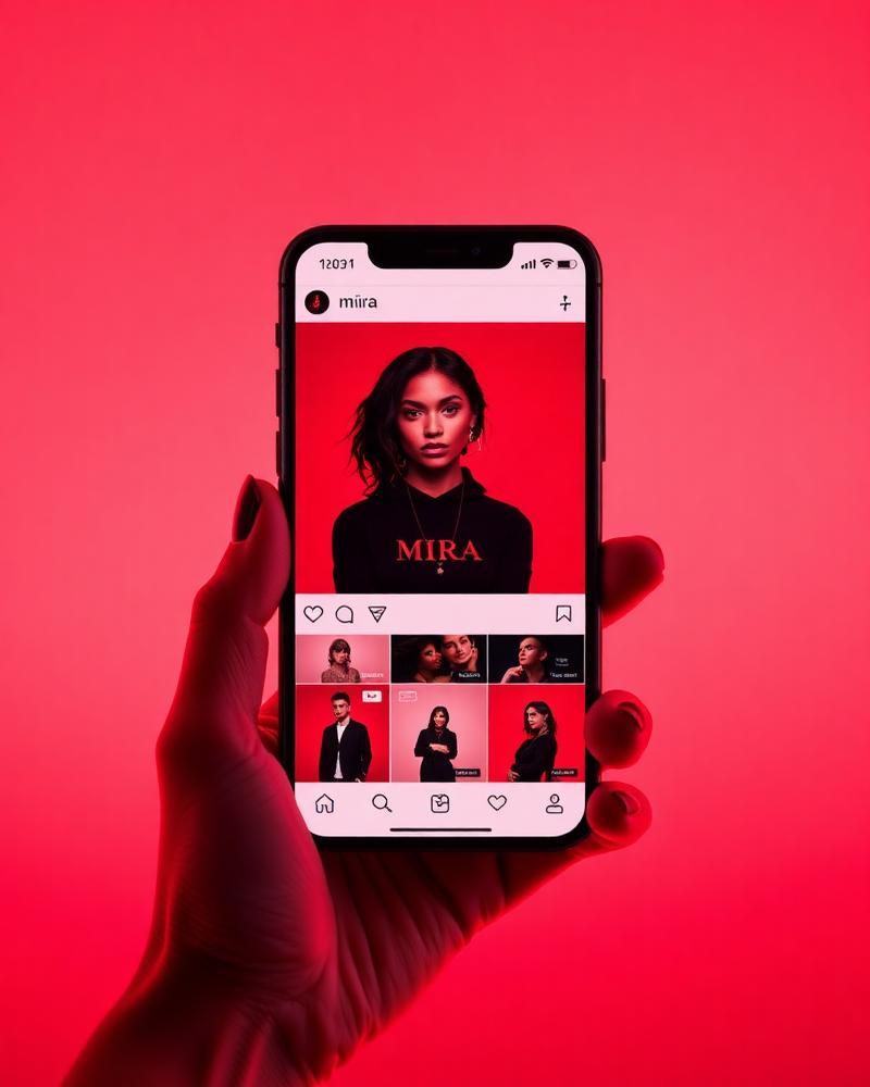 MIRA social media campaign project designed by Crevia